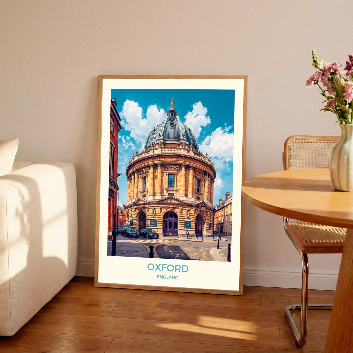 Oxford Art Print: City Travel Poster