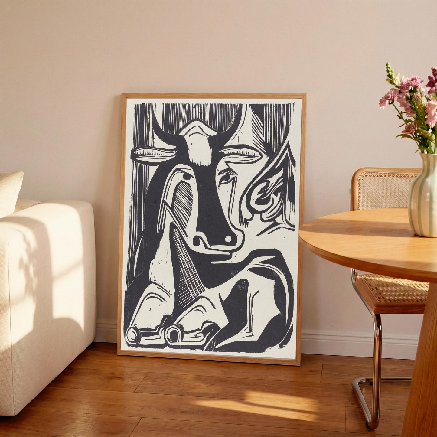 Ernst Ludwig Kirchner - Cow Vintage Poster, Art Print