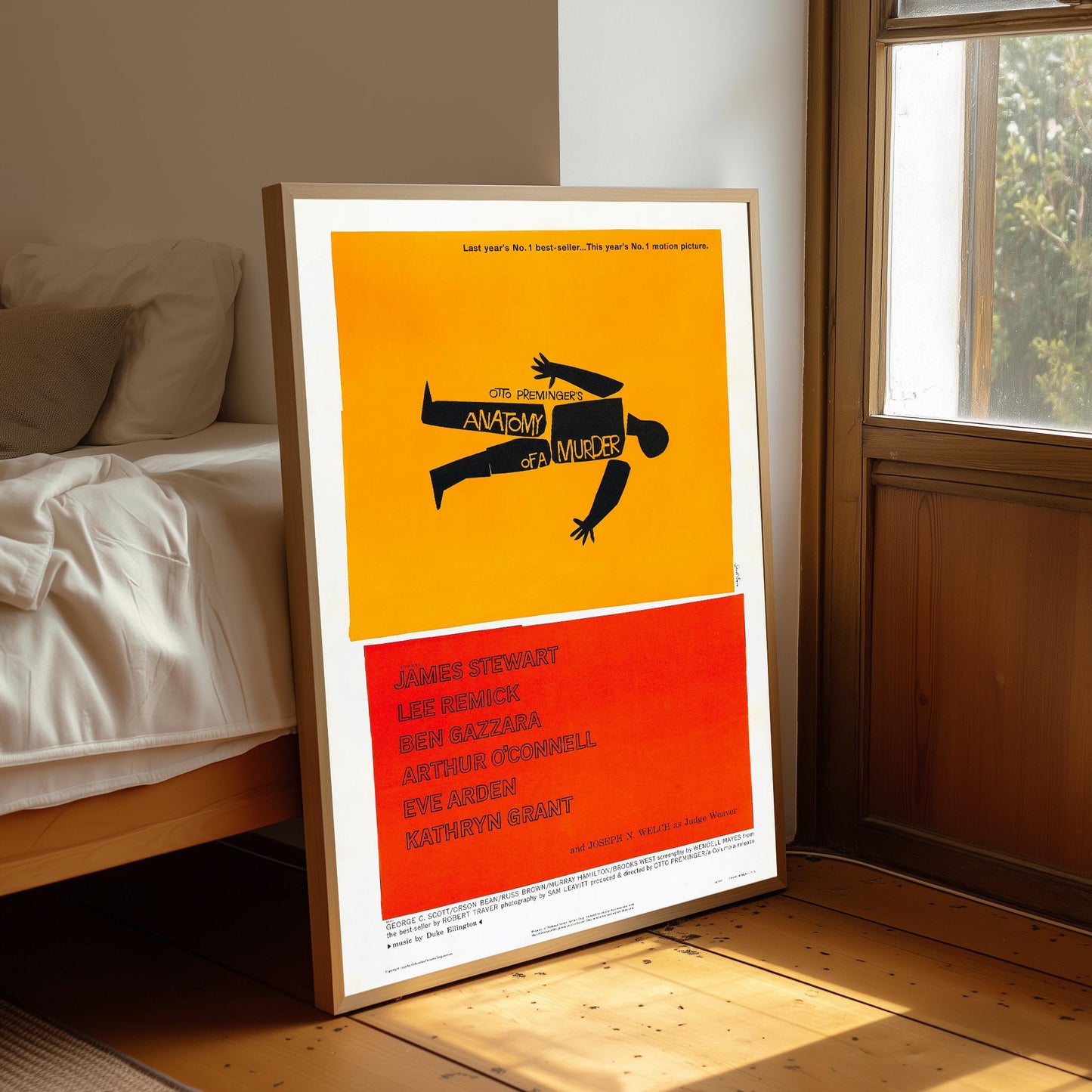 Anatomy of Murder Movie Poster: Vintage Cinema Art Print