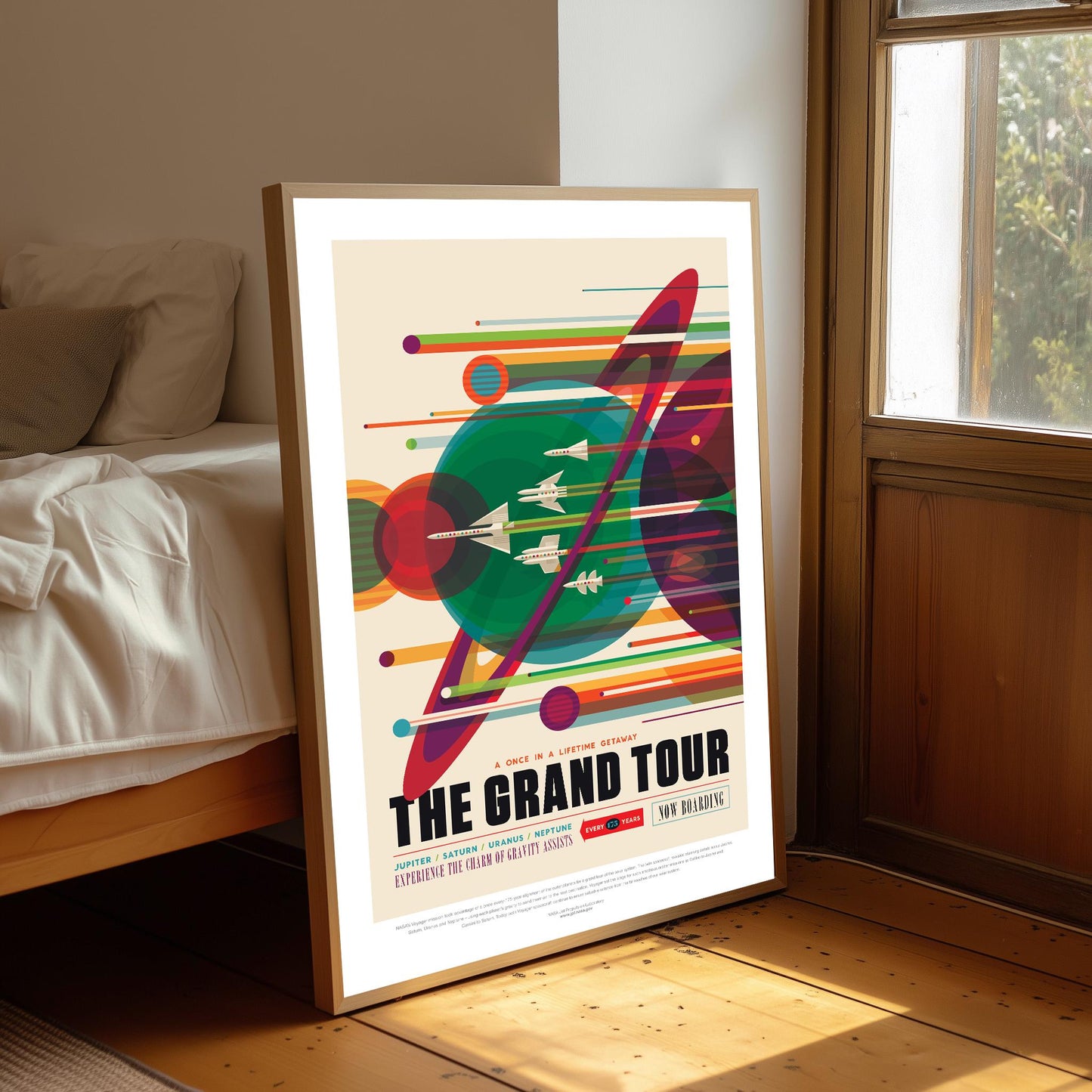 The Grand Tour Poster: Vintage Space Art Print