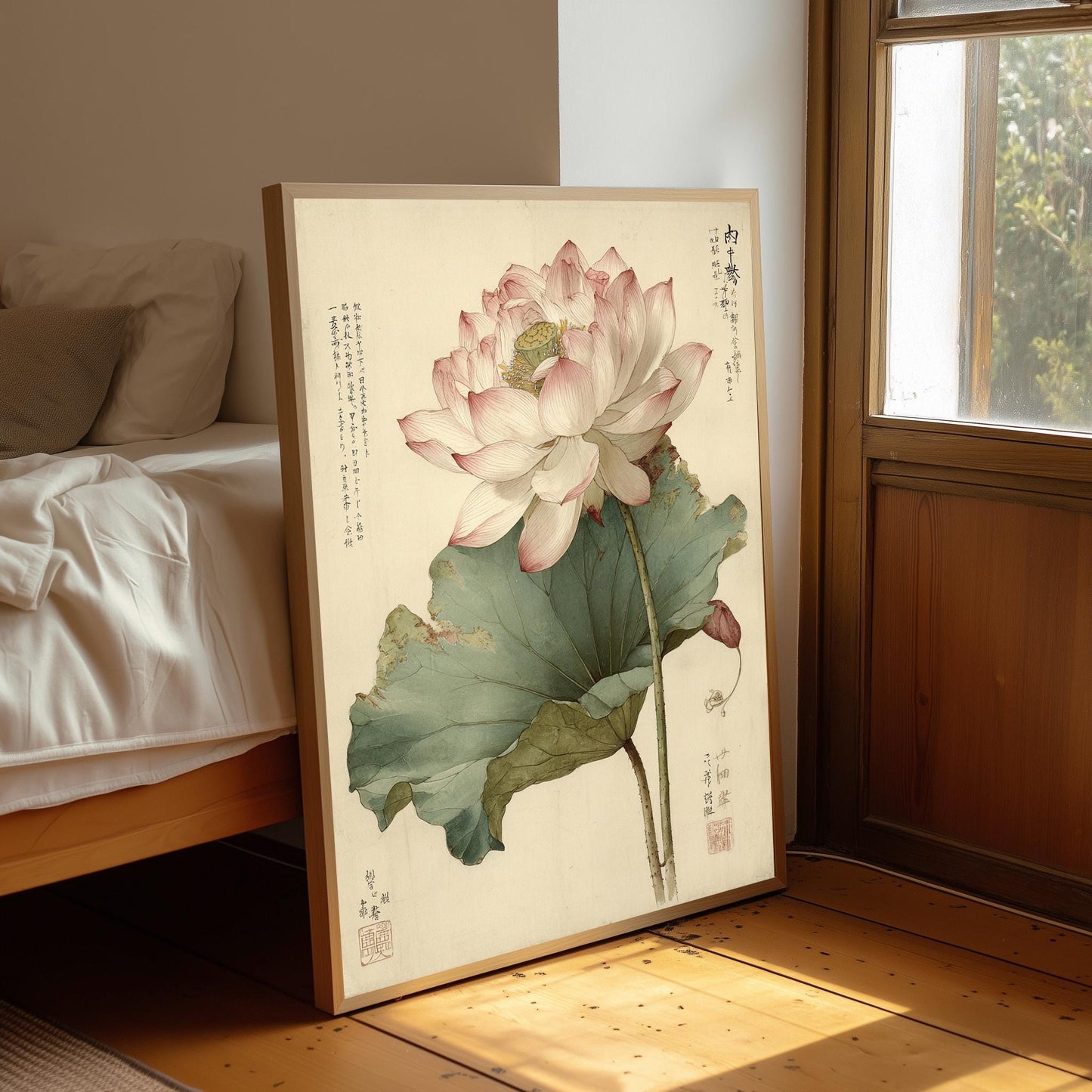Japanese Peony Print: Peonies, Oriental Vintage Art