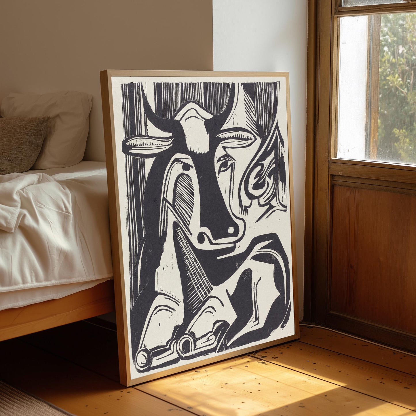 Ernst Ludwig Kirchner - Cow Vintage Poster, Art Print
