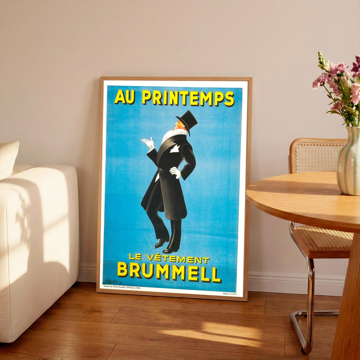 Au Printemps Poster: Vintage Fine Art Print