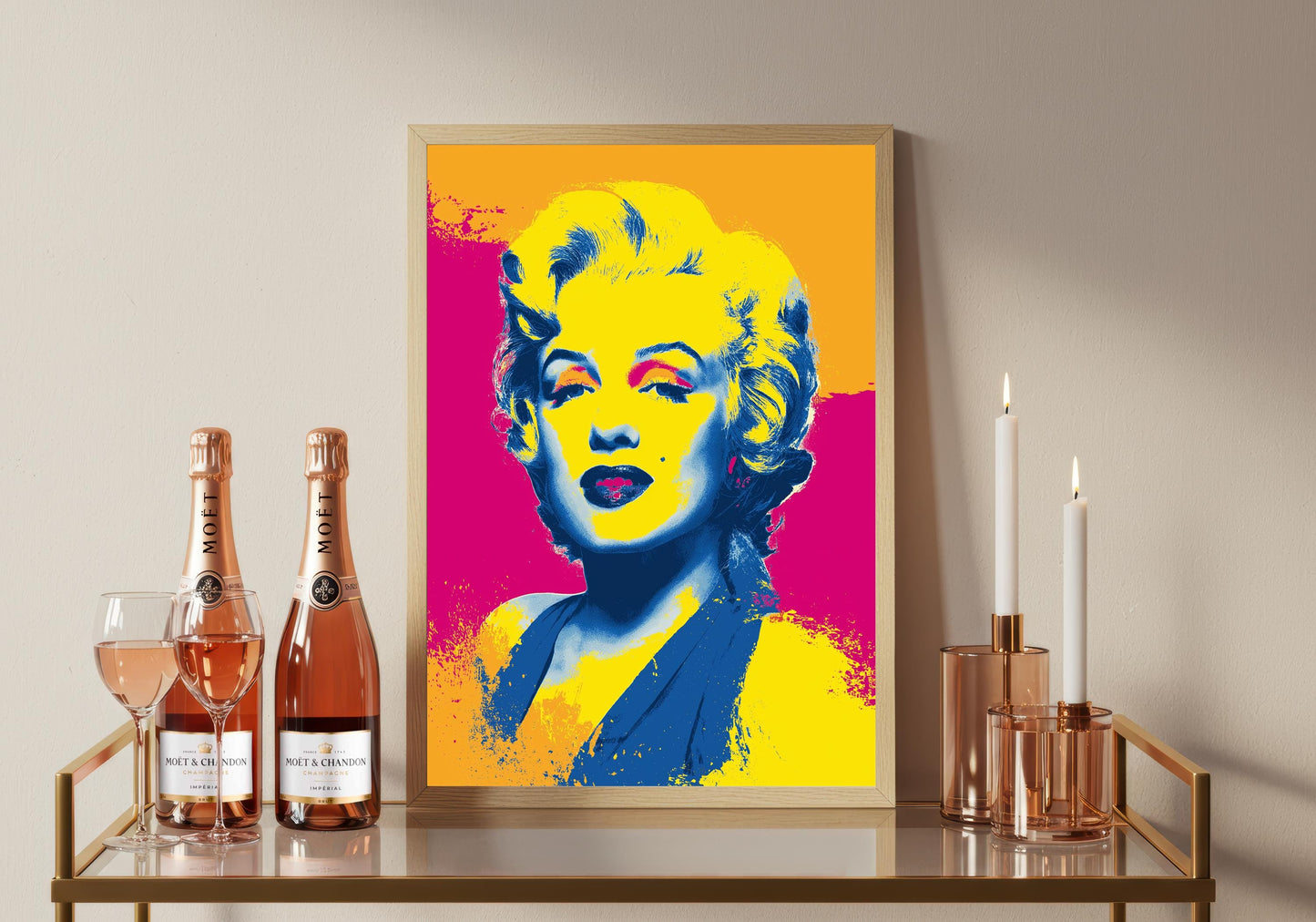 Marilyn Monroe Andy Warhol Print: Pop Art Film Star