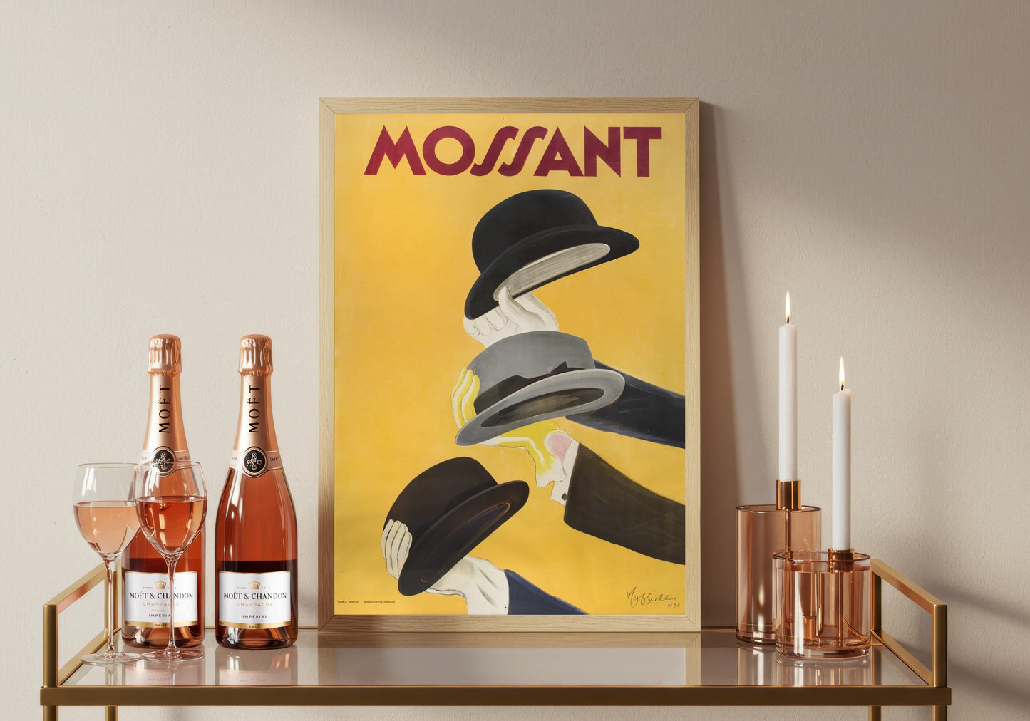 Leonetto Cappiello Vintage Italian Hat Poster