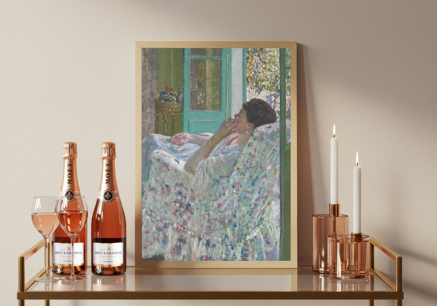 Frederick Carl Frieseke Wall Print, Afternoon Yellow Room