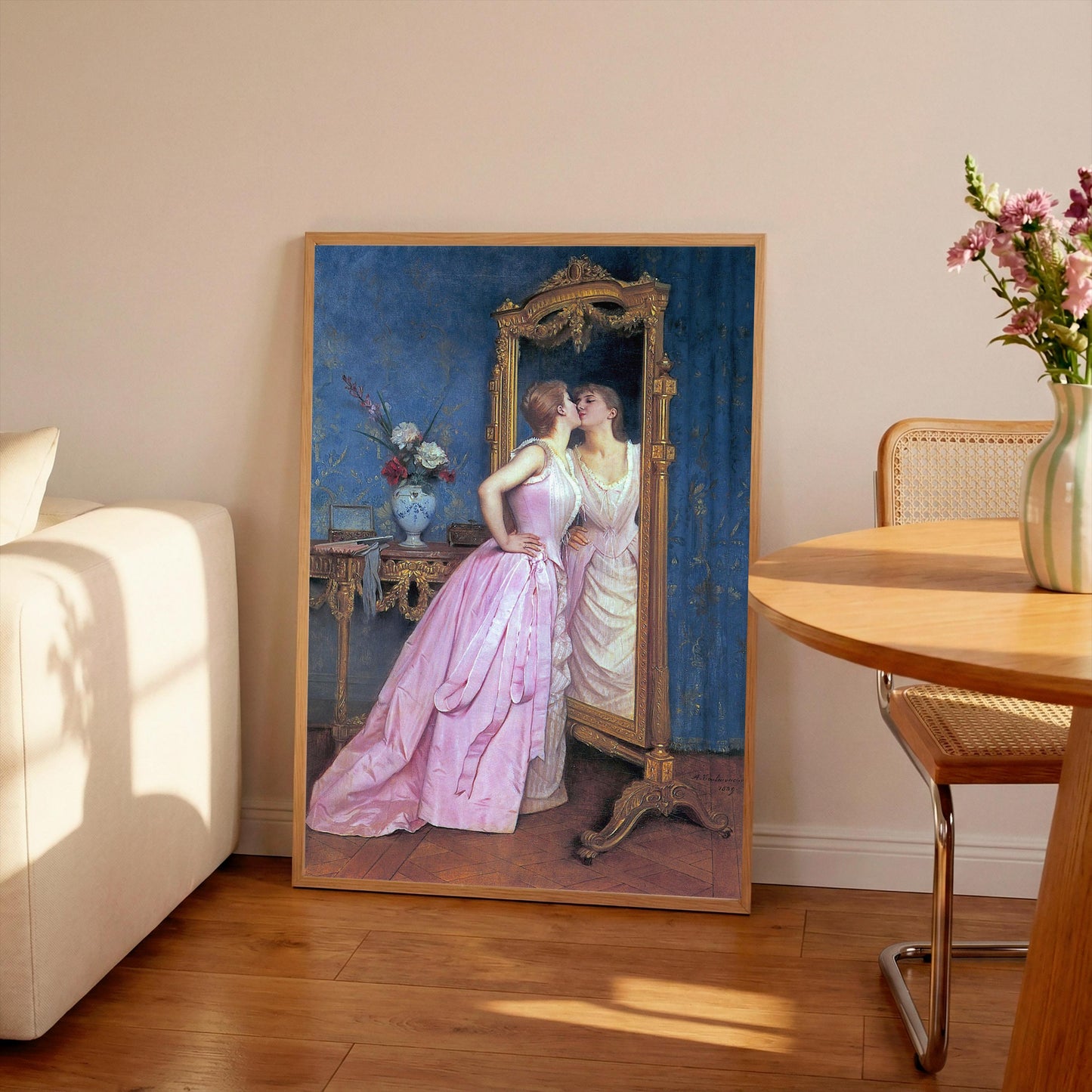 Auguste Toulmouche Art  Deco Print: Vanity