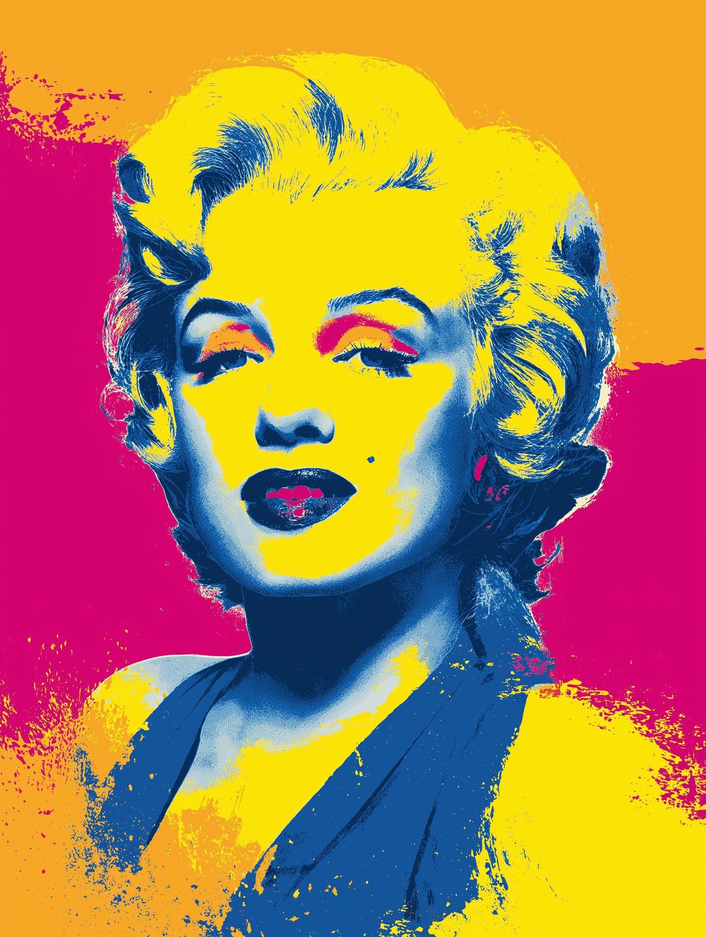 Marilyn Monroe Andy Warhol Print: Pop Art Film Star