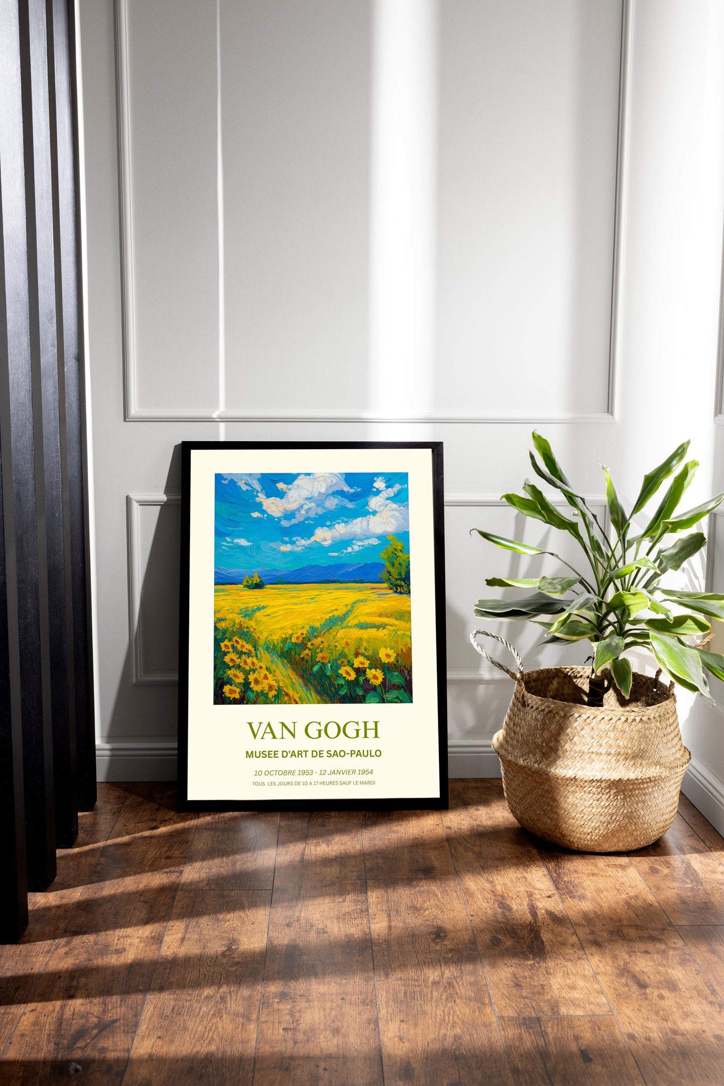 Van Gogh Art Print - Impressionist Wall Art - Museum Grade Sunflower Landscape