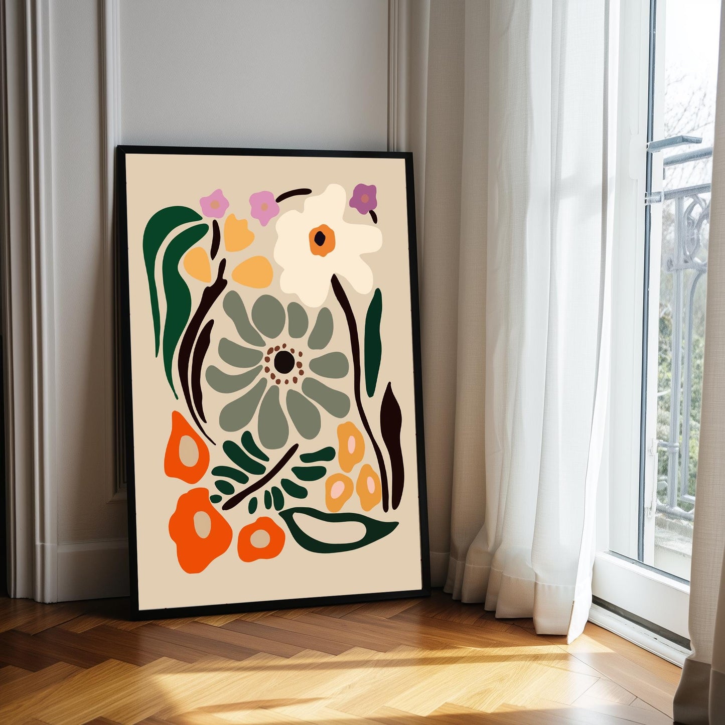 Henri Matisse Style Floral Exhibition Print – Gallery Wall Art
