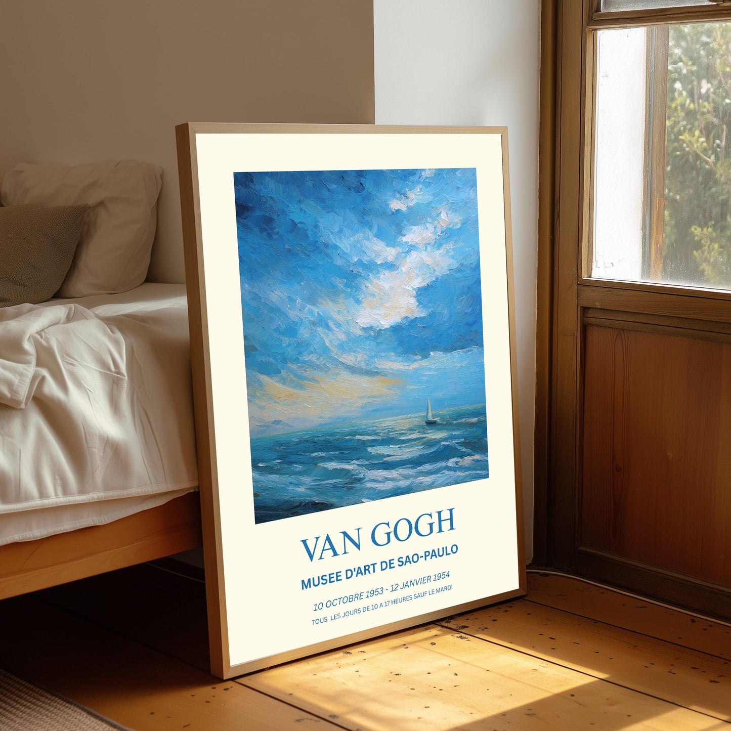 Van Gogh Art Print - Impressionist Wall Art - Museum Grade,  Seascape Poster