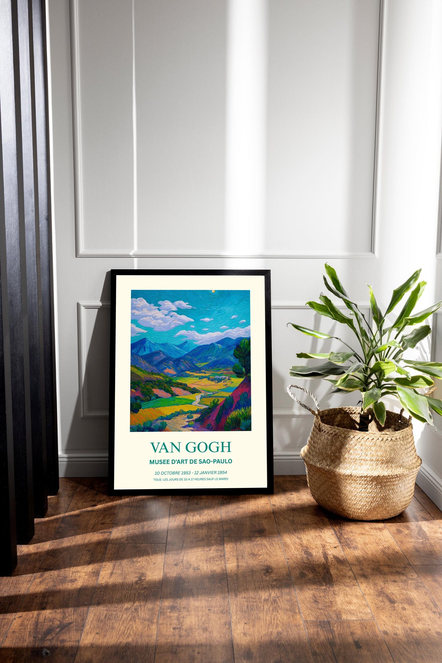 Van Gogh Art Print - Impressionist Wall Art - Museum Grade,  Mountain Landscape Poster
