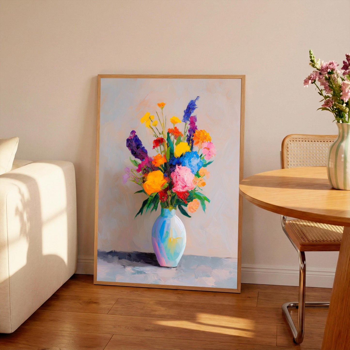 Henri Matisse Style Flower Vase Exhibition Print – Bold Floral Wall Art
