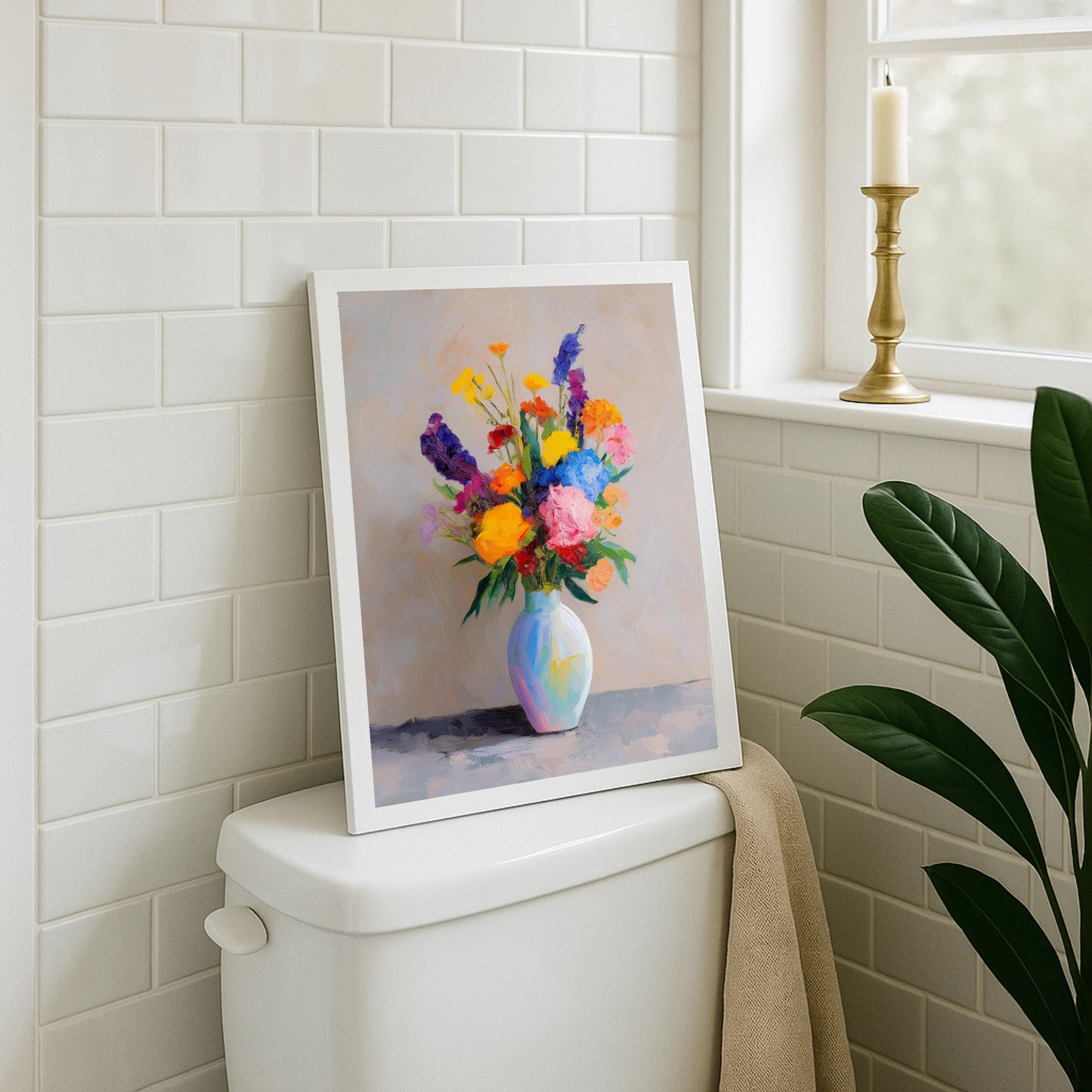 Henri Matisse Style Flower Vase Exhibition Print – Bold Floral Wall Art