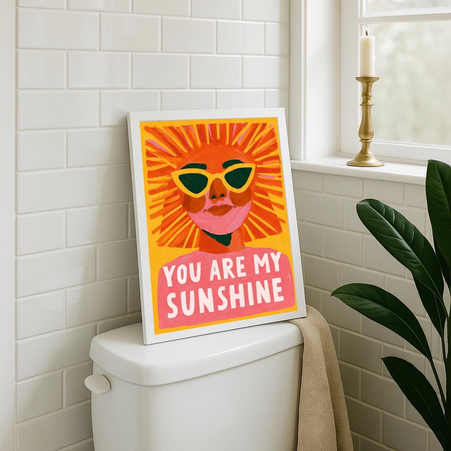 You Are My Sunshine Print, Wall Art, Kitchen Poster