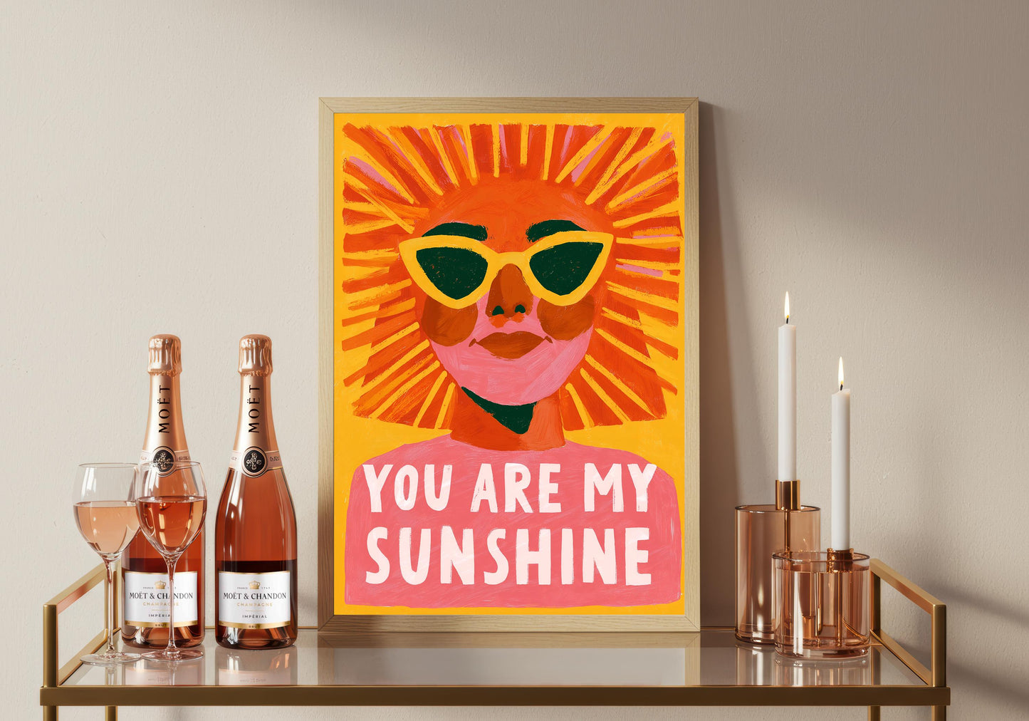 You Are My Sunshine Print, Wall Art, Kitchen Poster